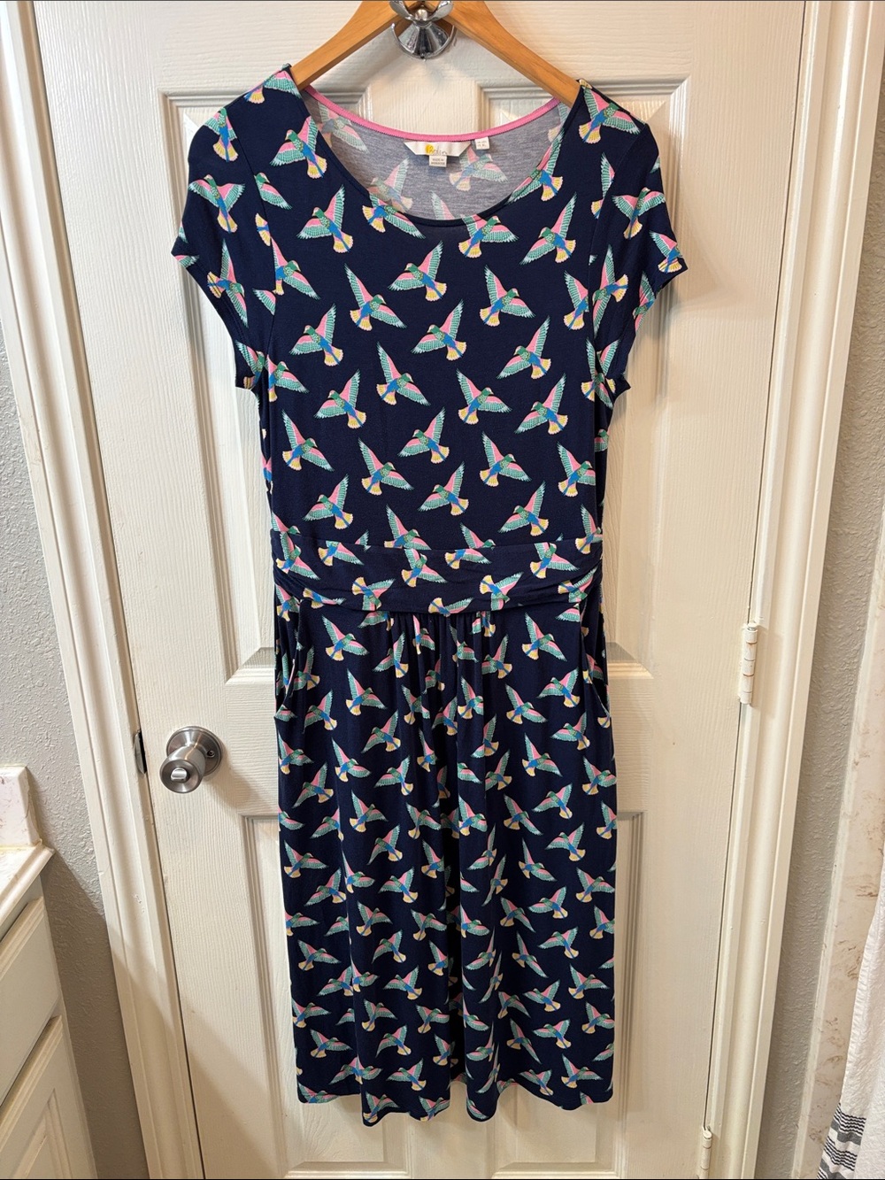 Boden Amelie Jersey Dress size 8 long midi/maxi